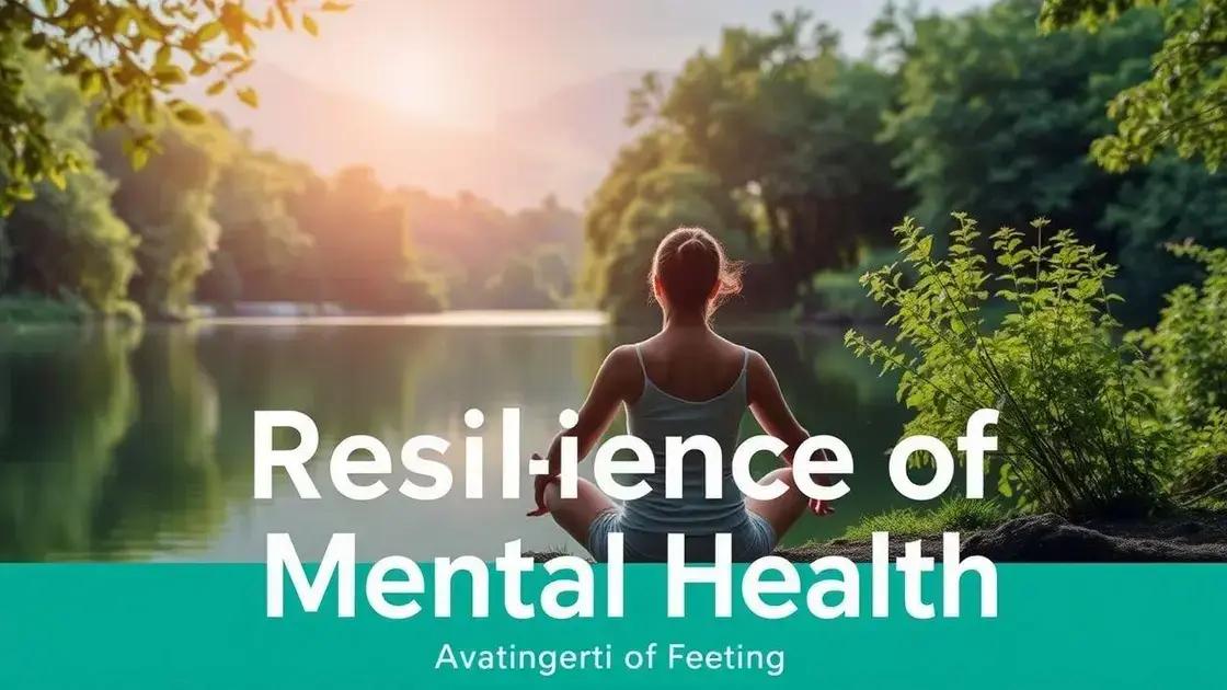 How resilience impacts mental health