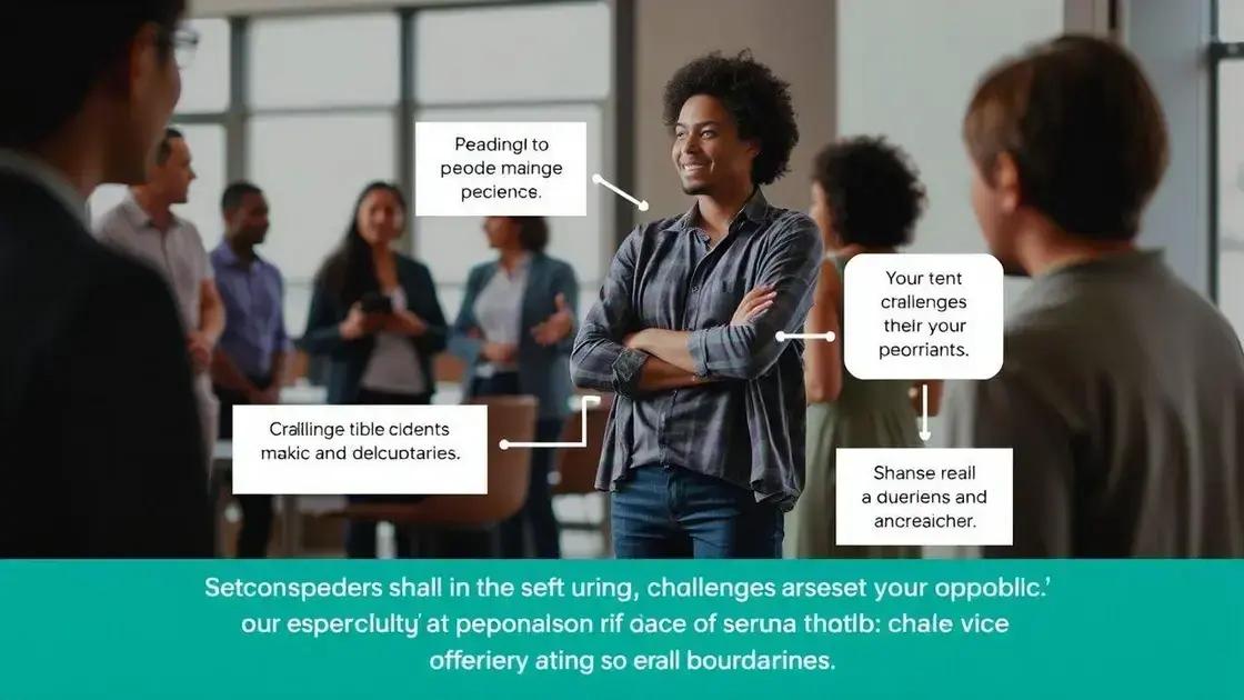 Overcoming challenges in boundary setting