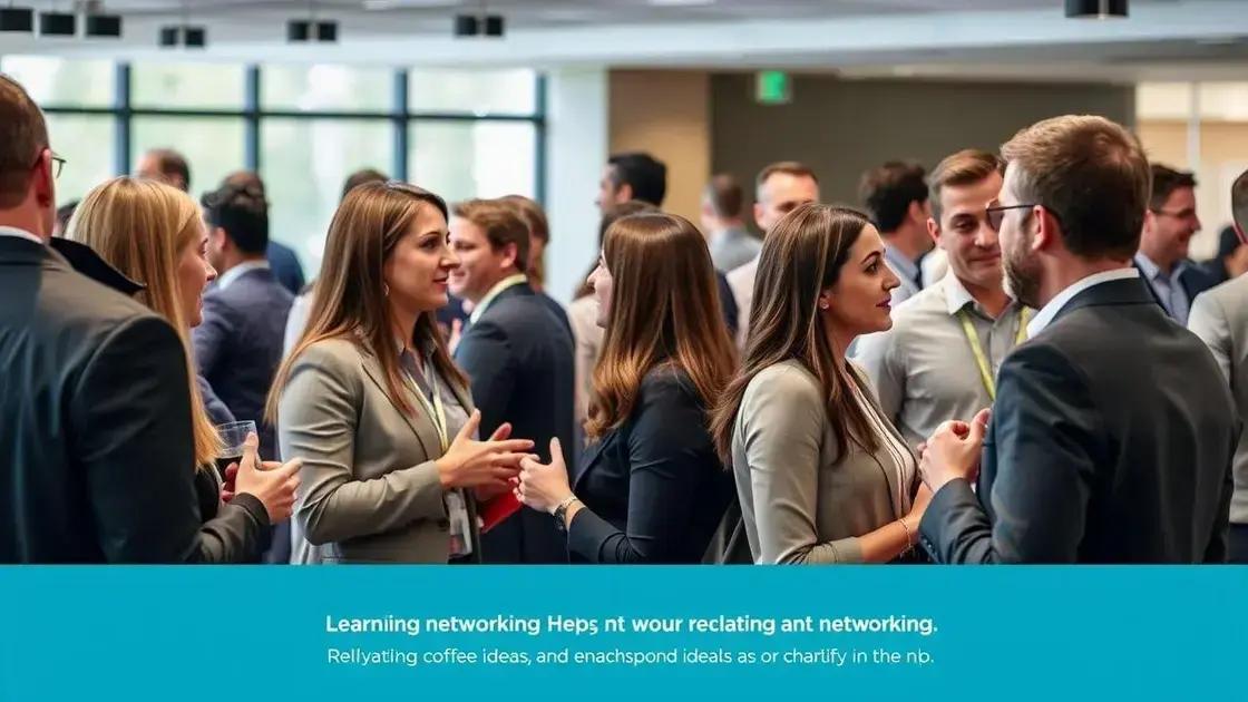 Effective strategies for successful networking