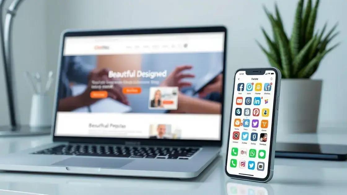 Building an online presence