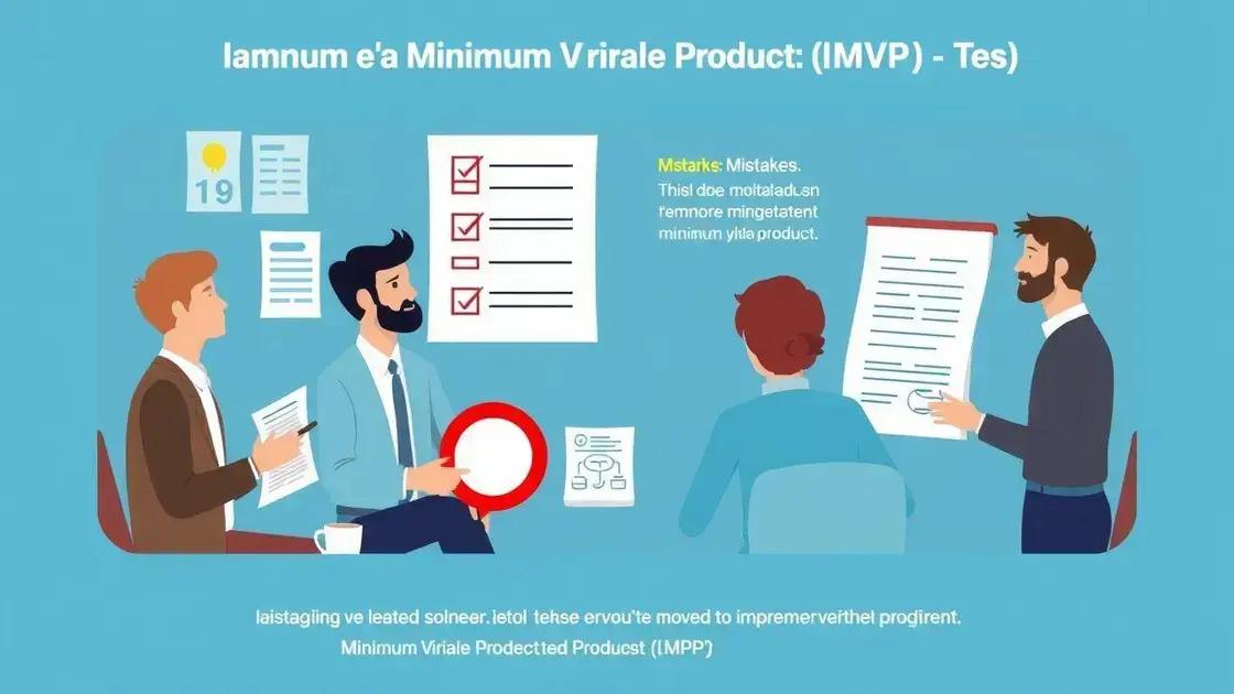 Common mistakes to avoid when launching an MVP Common mistakes to avoid when launching an MVP